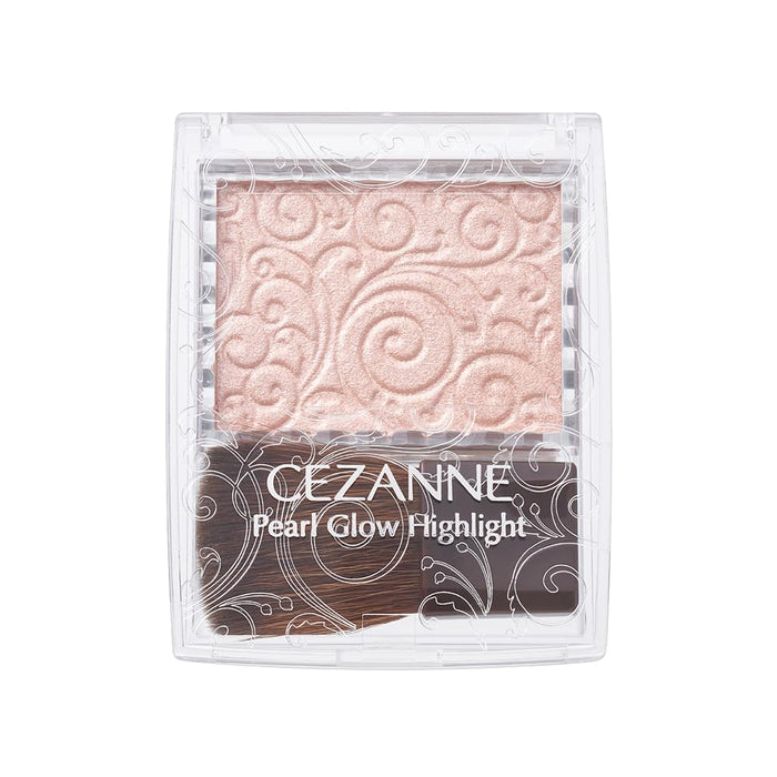 Cezanne 2.4g Pearl Glow Highlight - 02 Rose Beige with Brush