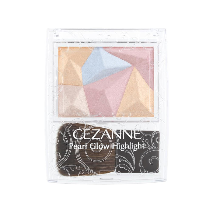 Cezanne Pearl Glow 4-Color Highlighter: Aurora Prism 3.4G Wet Gloss with Pearl