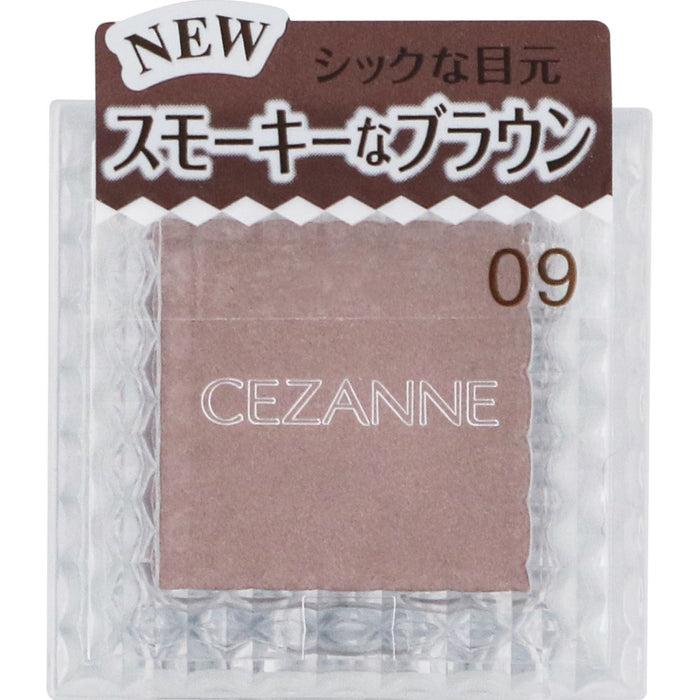 [Cezanne] Single-Color Eye Shadow 09 (Grayish Brown) Japan With Love