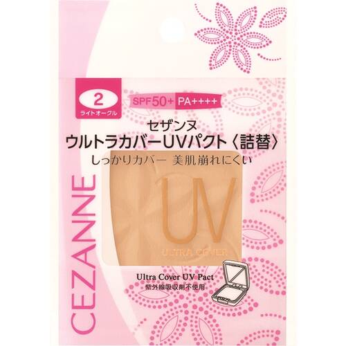 Cezanne Ultra Cover Uv Pact &lt;refill&gt; 2 Light Ocher Japan With Love