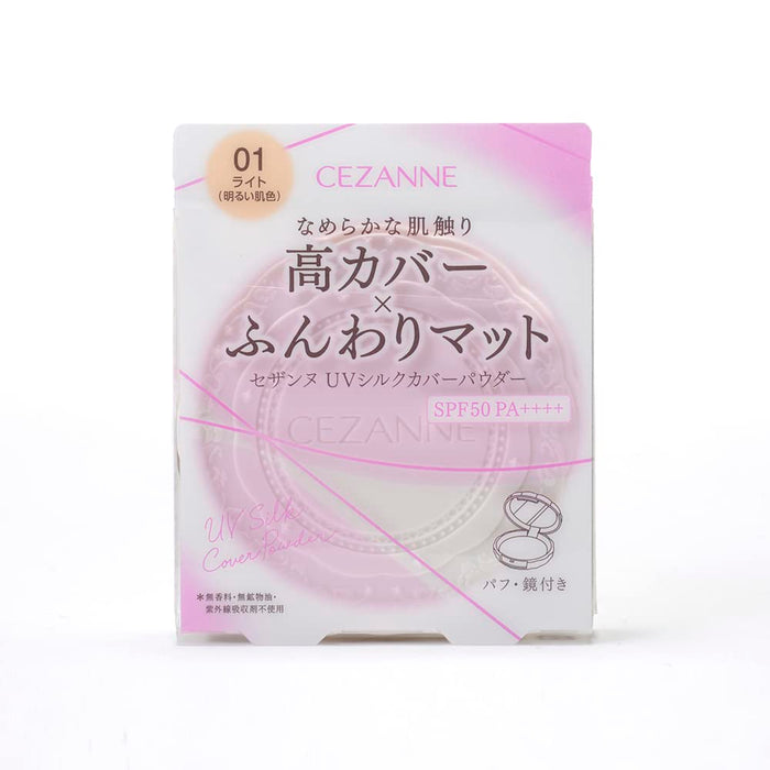 Cezanne UV Silk Cover Powder 01 Light - Skin-Perfecting Cosmetics