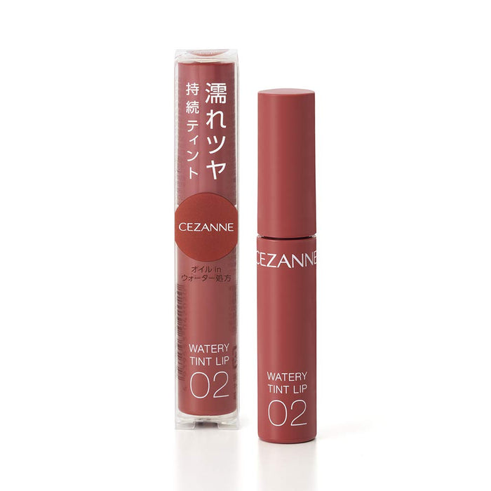 Cezanne Long Lasting Coral Red Lip Tint - Glossy 4.0G Lipstick