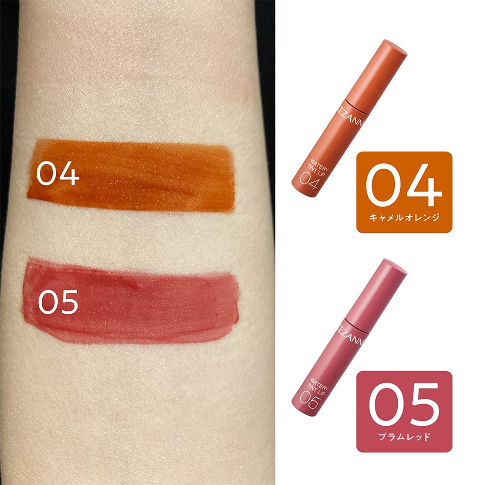 Cezanne Long-Lasting 4.0G Watery Tint Lip Gloss - 04 Camel Orange