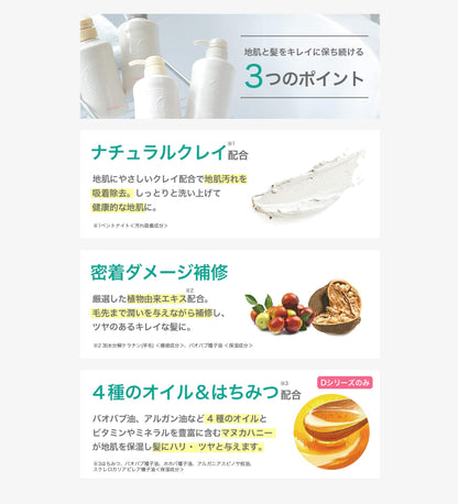 Clayge Japan Hot & Cold Head Spa Treatment Refill 440Ml Moist & Coherent