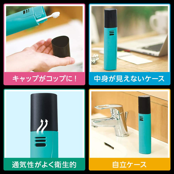 Clinica Advantage Migacot Portable Toothbrush Set Black 1 Piece + Mini Toothpaste  - Dental Care