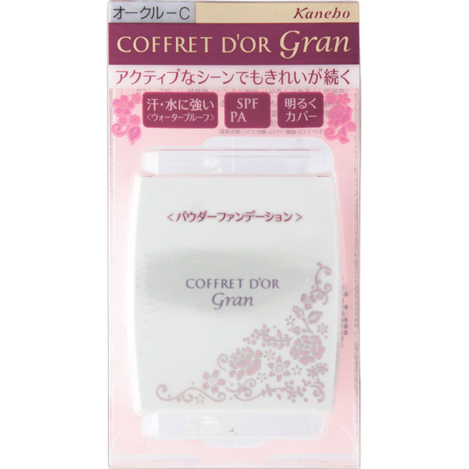 Coffret Doll Gran Kanebo Cover Fit Pact Uv Waterproof Foundation Ocher C 4973167 Japan With Love