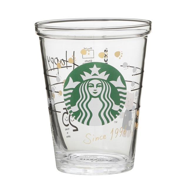 Starbucks Collectable Cold Cup Glass Bear Lister 414ml - Japanese Star