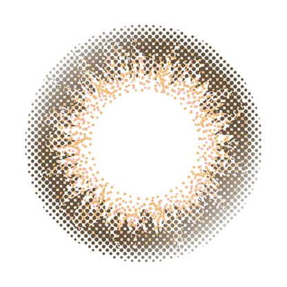 Envie Color Contacts 1 Box 30 Pieces Coral Teak -9.50 No Prescription Japan 1 Day 14.0Mm