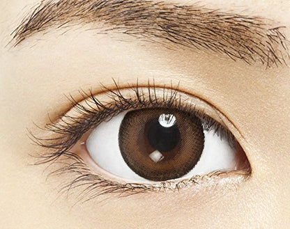 Naturali Color Contacts 1 Day Charming Brown 10 Pieces Japan Dia14.2 Pwr-3.25