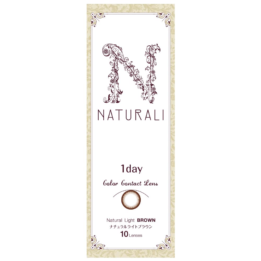 Naturali Color Contacts One Day Light Brown 10Pc Dia14.2Pwr-2.75 Japan