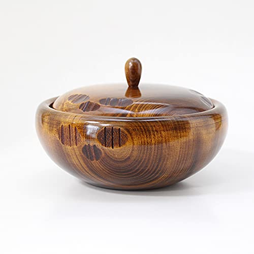 Kobayashi Lacquerware Horse Chestnut Wooden Candy Bowl Made In Japan