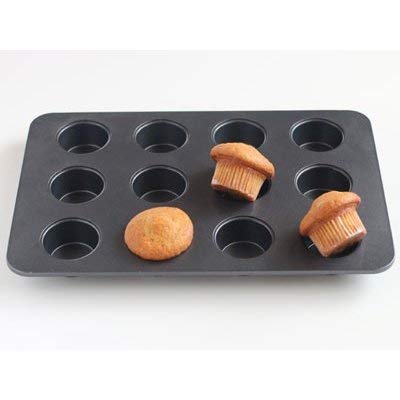 Cotta Japan Original Muffin Mold 12Pcs Gray 30X20X2.5Cm 85666