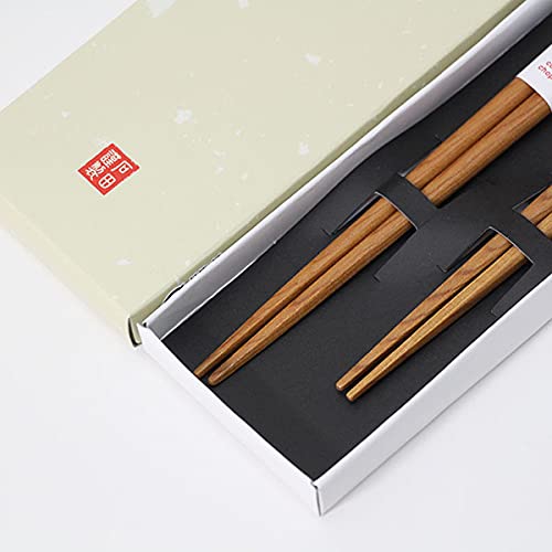 Kobayashi Lacquerware Owl Parent & Child Pair Wooden Chopsticks Set Made In Japan - Gift For Father'S Day Mother'S Day Respect For The Aged Day Marriage 60Th Birthday