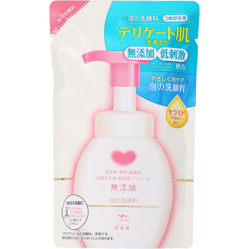 Cow Brand Mutenka Foaming Face Wash 180ml (Refill) Japan With Love