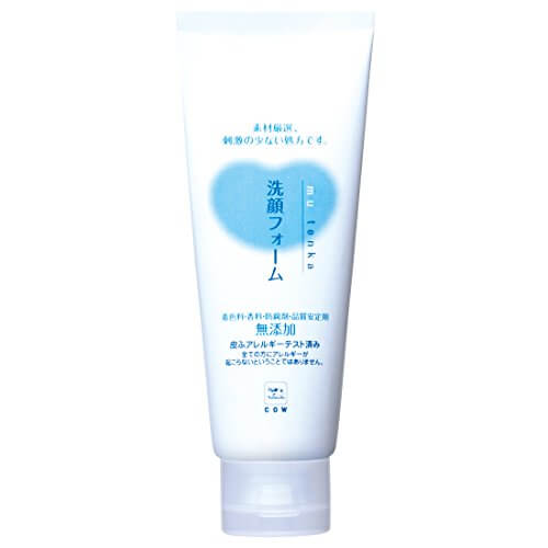 Cow Soap Brand Mutenka Additive-Free Face Cleansing foam(120g) Japan With Love