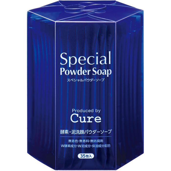 Cure Special Powder Face Wash Soap, 0.6g X 35-count Japan With Love