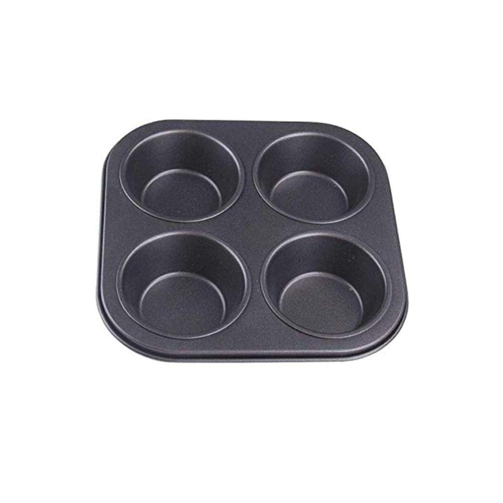 Cz-Ing Japan 4-Cavity Non-Stick Carbon Steel Muffin Pan Muffin Pancake Baking Mold Tray Pot Kitchen