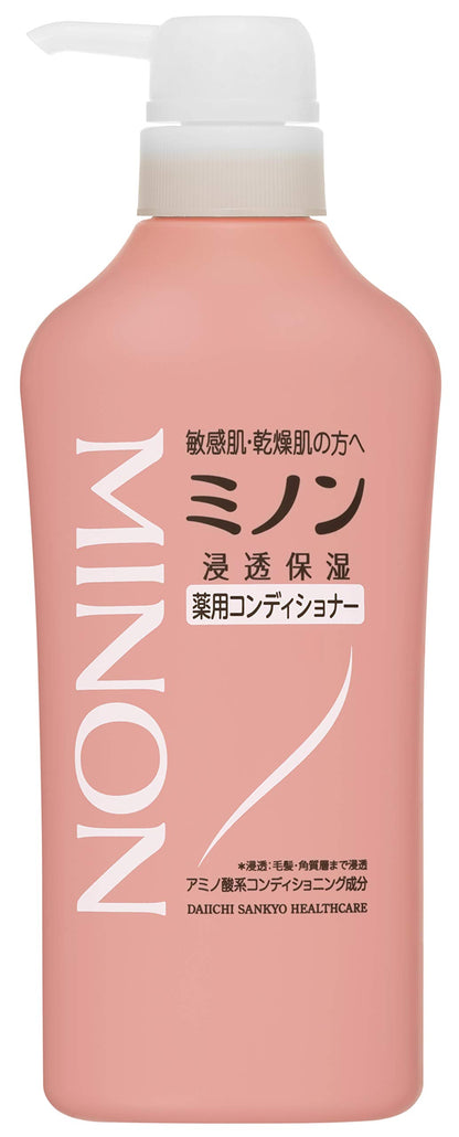 Minon Medicated Conditioner 450Ml By Daiichi Sankyo Healthcare Japan