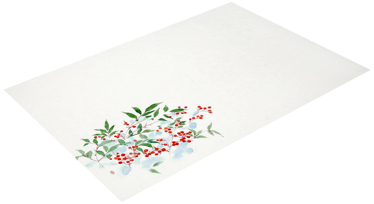 Daikoku Kogyo Japan Placemat Table Mat Nanten T-129 100 Pieces Seasonal Pattern