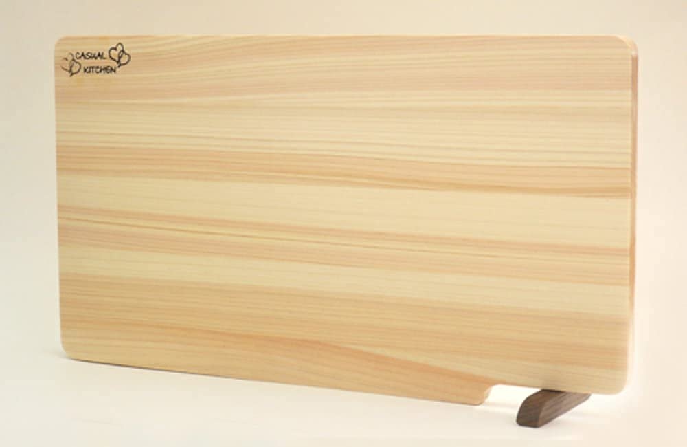 Daiwa Industry 36Cm Wooden Hinoki Chopping Board Stand Japan Dishwasher Safe Mildew Res