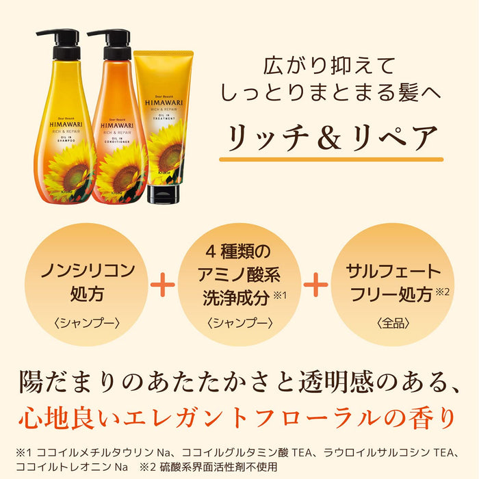 糖尿病日本 Dear Beaute 損傷修復含油護髮素 500G 泵