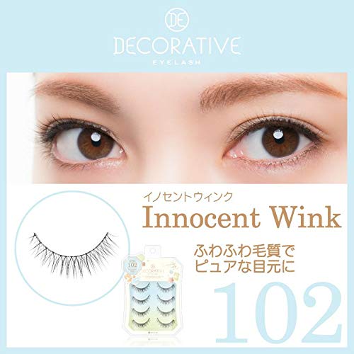 Decorative Eyelash False Eyelashes No.102 Innocent Wink Japan Se85628