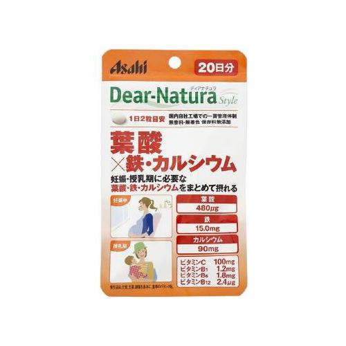 Deer Natura S Folic X Iron X Calcium 40 Tablets Japan With Love