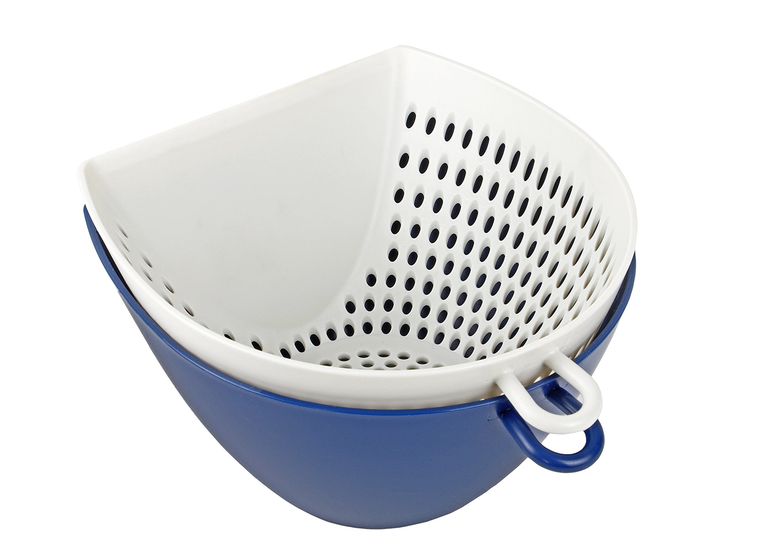 Pearl Metal Kinzoku Ball Navy 650Ml Colander Bowl Cc-1340 From Japan