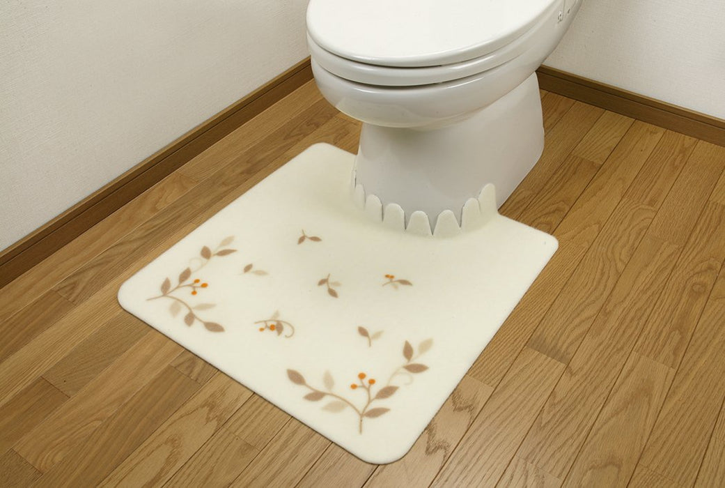 Sanko Mitsuba Japan Leaf Be Deodorant Thick Toilet Mat - 28