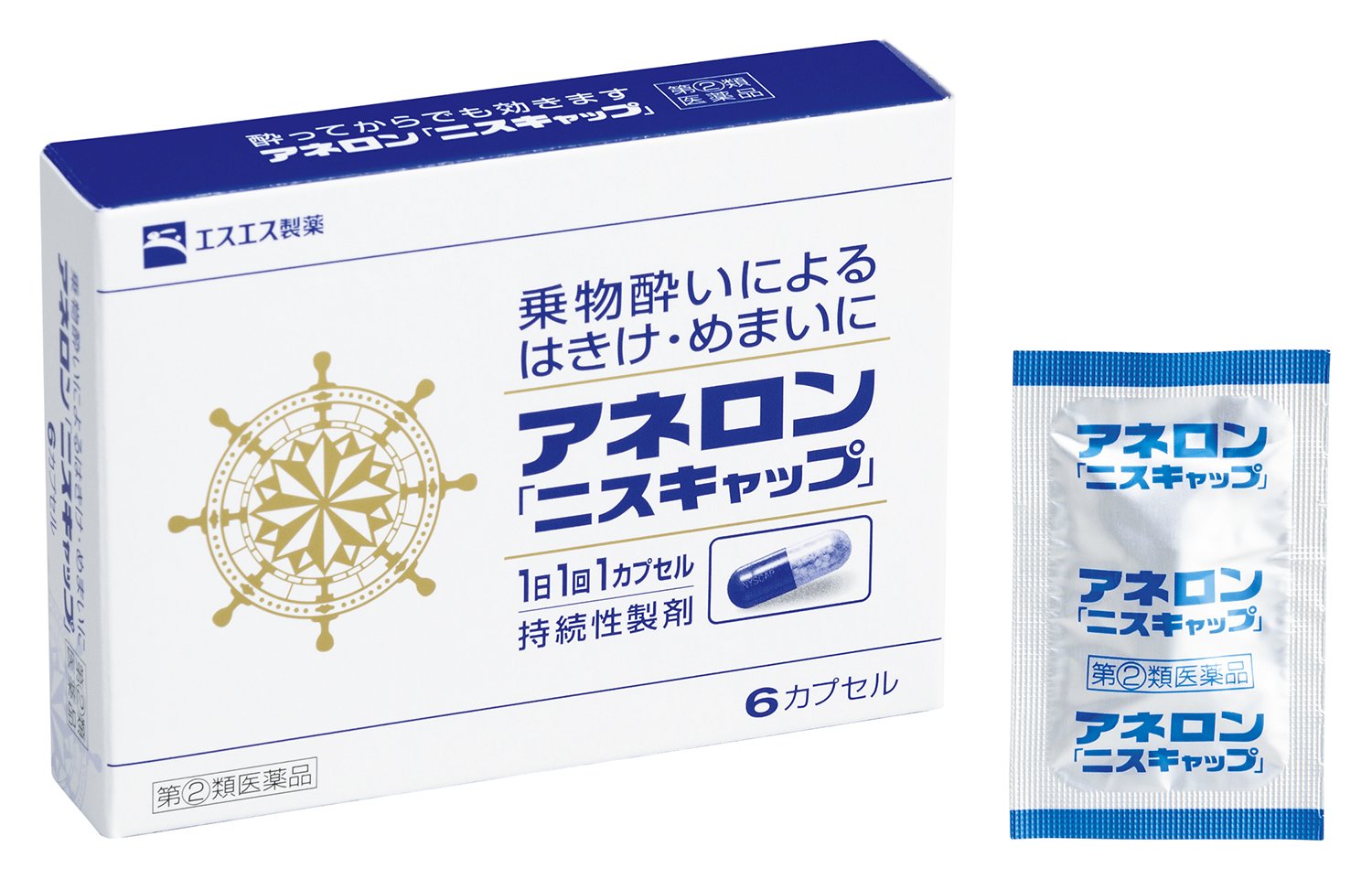 Aneron Niscap 6 Capsules Designated 2 Drugs Japan