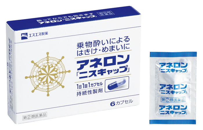 Aneron Niscap 6 Capsules Designated 2 Drugs Japan