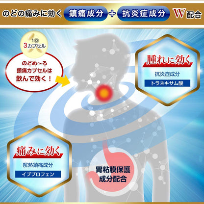 Nodonuuru Pain Relief Capsules A 18 Capsules Japan Tax System For Self-Medication