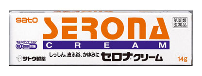 Sato Pharmaceutical Japan Serona Cream 14G Self-Medication Tax System
