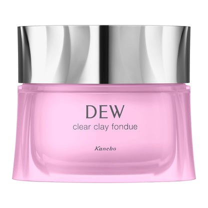 Kanebo Dew Clear Clay Fondue Face Wash (Rose Mjuk) - Japanese Facial Clay Mask