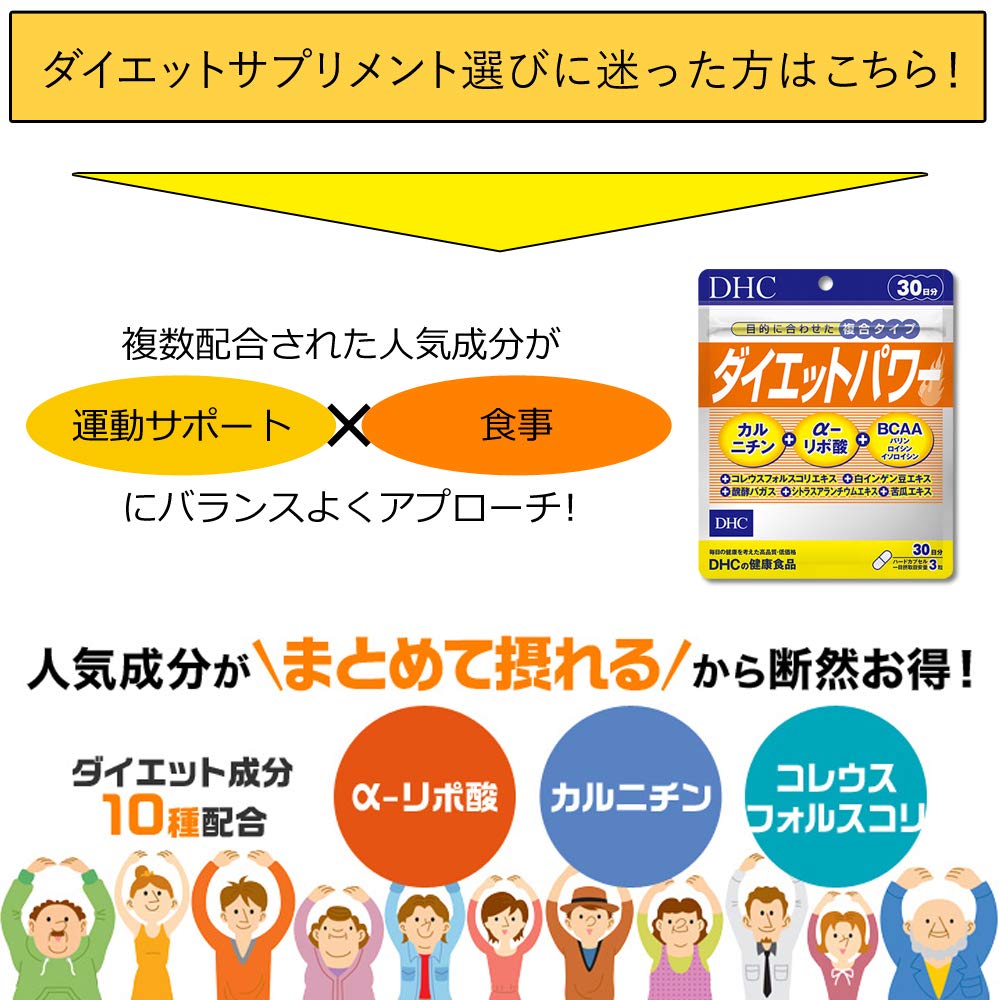 Dhc Diet Power Combination Of 10 Popular Ingredients 30-Day Supply - Buy Dhc Diet Supplement