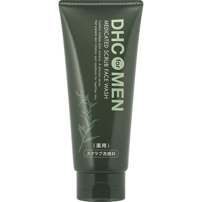 Dhc For Men Medicated Scrub Face Wash 140g - Deep Clear Facial Wash - Japanese Skincare For Men