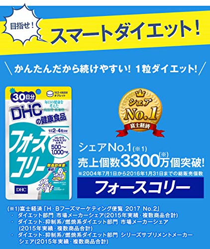 Dhc Force Collie 飲食粉 30 至 60 天供應 - 日本飲食補充劑