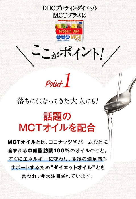 Dhc Japan Protein Diet Mct Plus 15 Bags