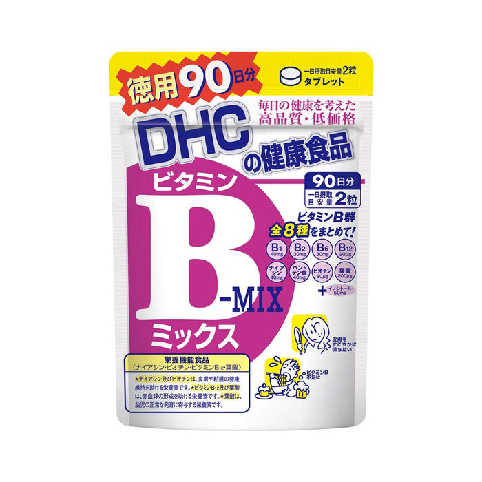 Dhc Vitamin B Mix Supplement 90-Day 180 Tablets - Vitamin B Supplement From Japan