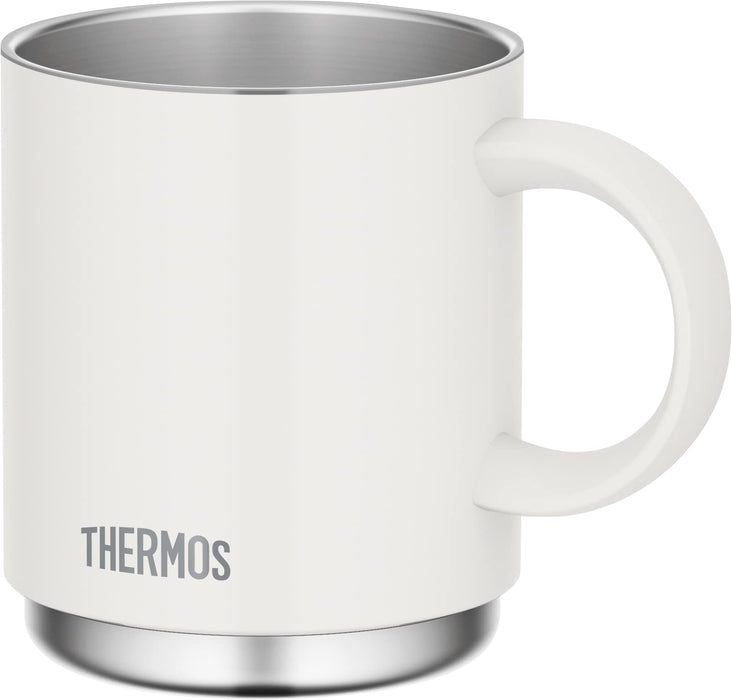 Thermos JDS-350 WH Vacuum Insulated Mug 350ml White Dishwasher Compatible