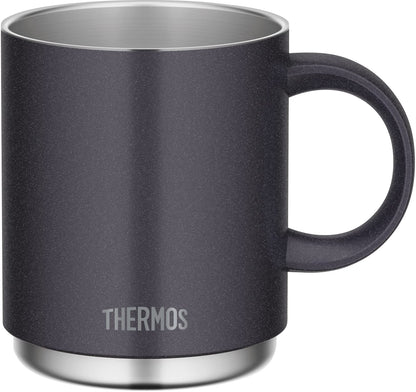 Thermos Metallic Gray Vacuum Insulated Mug 450ml Dishwasher Compatible Model