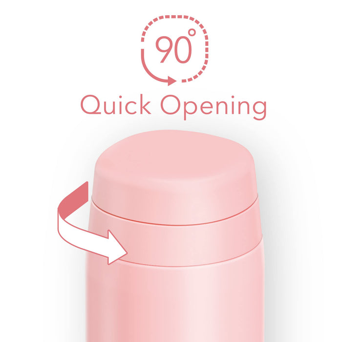 Thermos Vacuum Insulated 350ml Water Bottle Mobile Mug Shell Pink Dishwasher Compatible