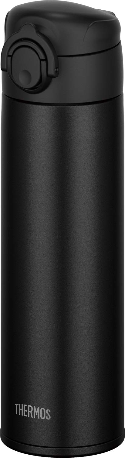 Thermos Vacuum Flask Insulated Water Bottle Matte Black 500ml