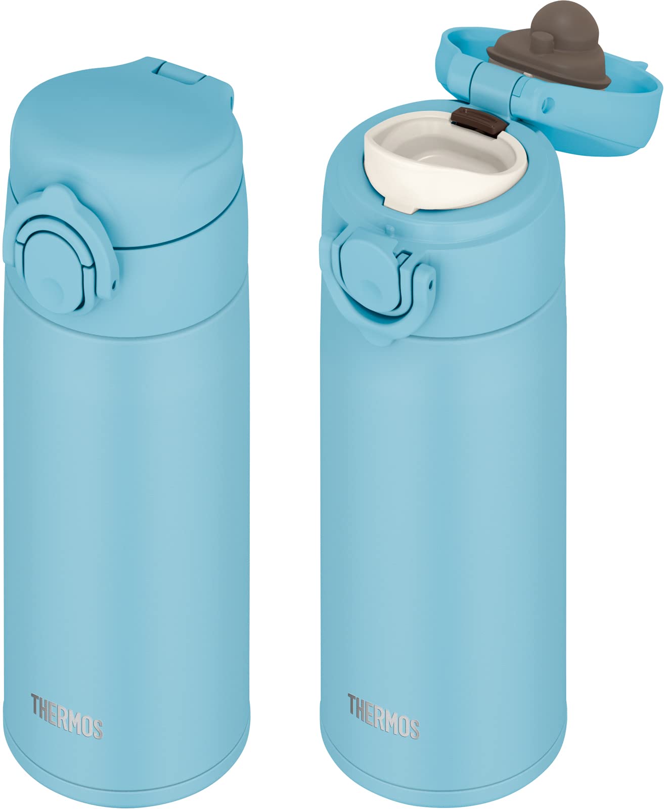 Thermos Vacuum Insulated Water Bottle Light Blue 350ml - Dishwasher Safe Model Jok-350 Lb