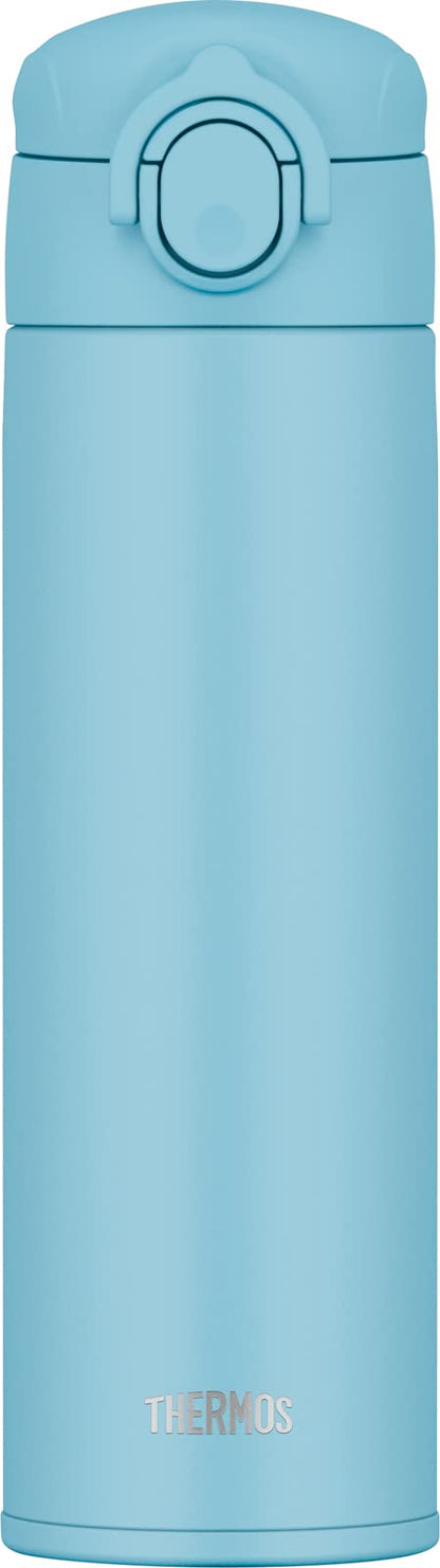 Thermos Vacuum Insulated 500ml Light Blue Water Bottle Dishwasher Safe Model