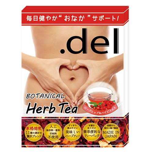 Rising Japan Dot Dell Herbal Tea Rosehip & Hibiscus
