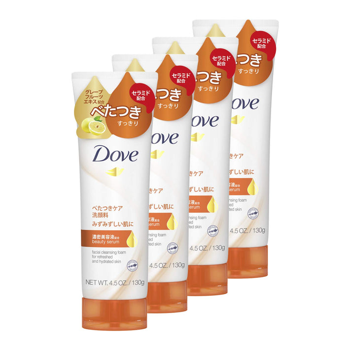 Dove Fresh Face Washer Sebum Sticky Oily Skin 130G X 4