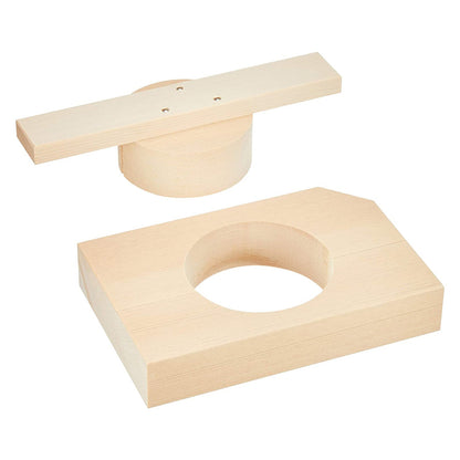 Ebm Hinoki Cypress Wooden Rice Mold