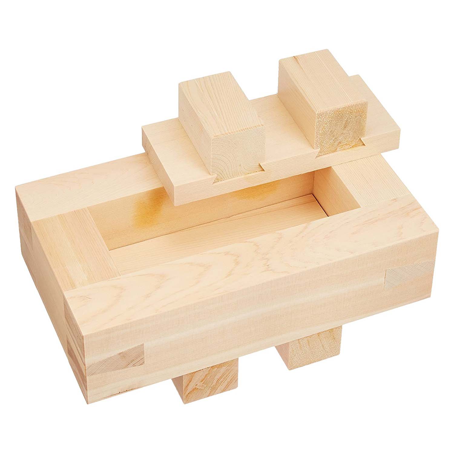 Ebm Hinoki Cypress Wooden Sushi Press Sushi Mold