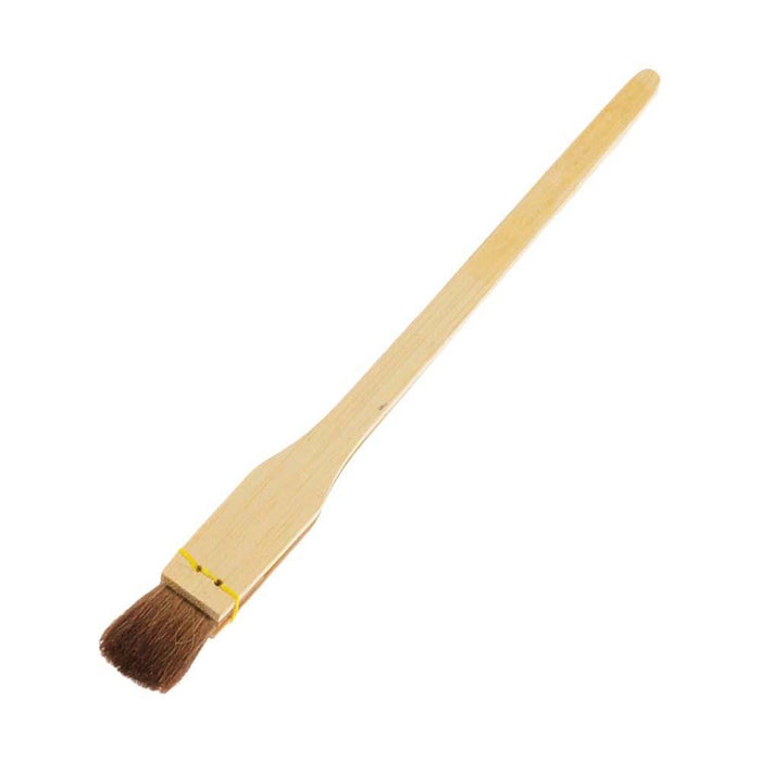 Ebm Horse Hair Cooking Brush With Vertical Bamboo Handle 20mm